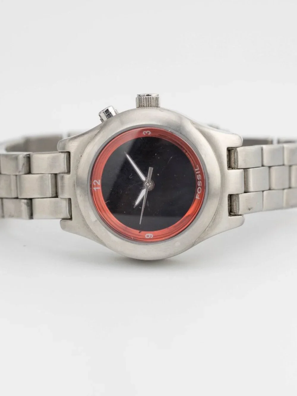 Fossil Kaleido LI2293 Red Color Change Quartz Analog Men's Watch New Battery